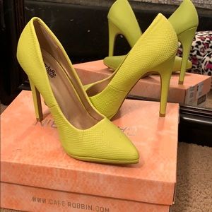 Lime Green Heels